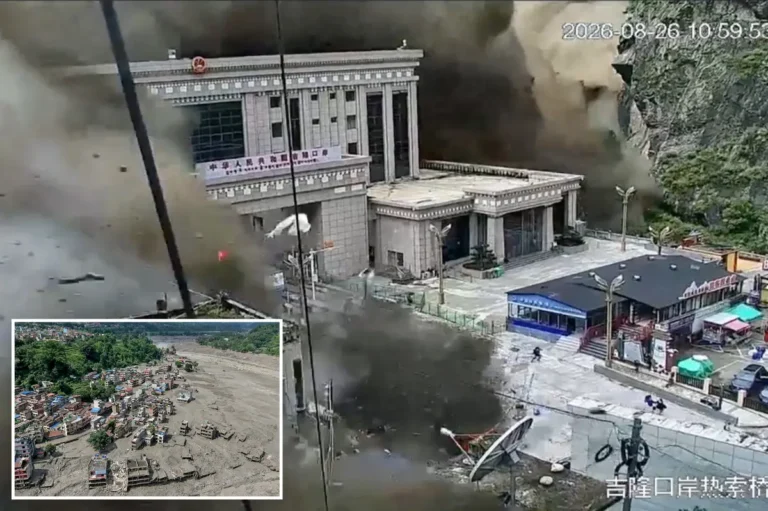 Harrowing footage shows moment flood hits China-Nepal border — leaving 17 dead and hundreds missing, including 3 Americans