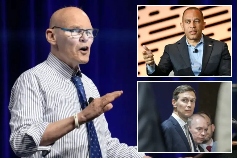 James Carville eviscerates Hakeem Jeffries for Jared Kushner meeting, slams Trump admin for ‘backdoor bulls–t’ deals